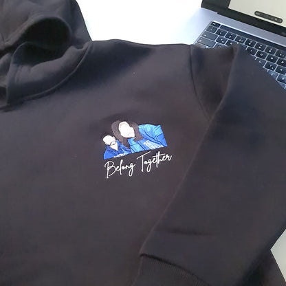 Kişiye Özel Fotoğraf Nakışlı Kapüşonlu (Hoodie)